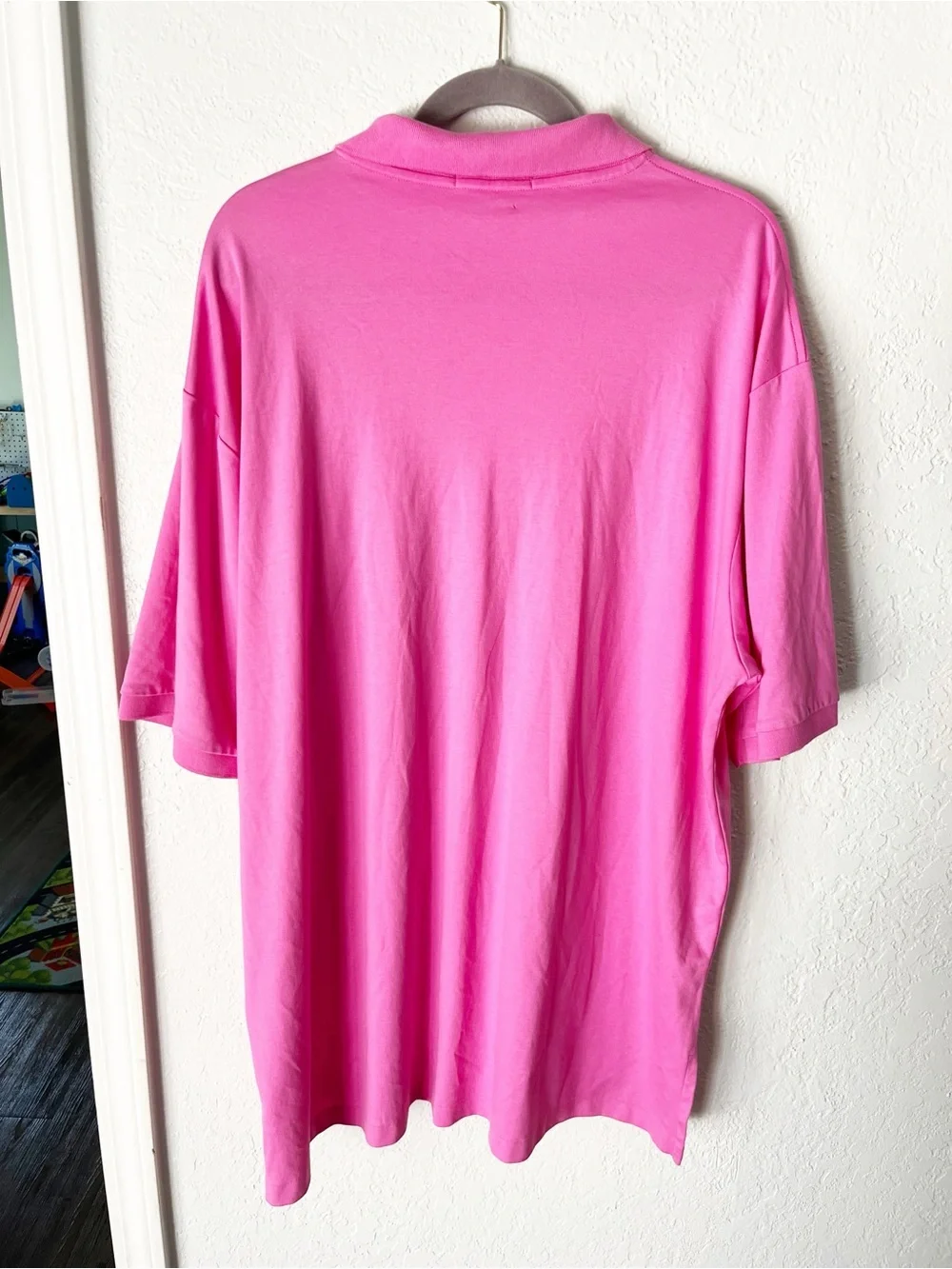 Polo by Ralph Lauren Hot Pink Classic Polo Shirt 2XLT Tall Pima Soft Touch Prep